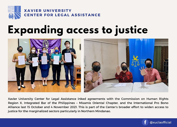 XUCLA partners with IBP, CHR, IPBA for access to justice referral system